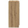 vidaXL Buffet avec tiroirs ch&ecirc;ne artisanal 71x35x84 cm bois ing&eacute;nierie