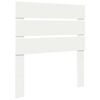 vidaXL Cadre de lit avec tiroir Blanc 100 x 200 cm Bois d'ing&eacute;nierie