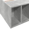 vidaXL Cadre de lit sans matelas gris b&eacute;ton 90x190 cm