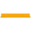 vidaXL &Eacute;tag&egrave;re flottante 2 pcs Jaune moutarde 30 x 9 x 2,5 cm Acier