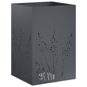 vidaXL Cache-pot de jardin Anthracite 50 x 50 x 75 cm