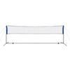 vidaXL Filet de badminton avec volants 500 x 155 cm