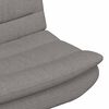 vidaXL Chaise pivotante Taupe 63 x 75 x 76 cm tissu