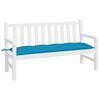 vidaXL Coussin de banc de jardin bleu clair 150x50x7 cm tissu oxford