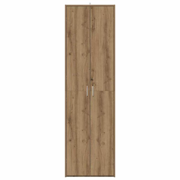 vidaXL Garde-robe de couloir ch&ecirc;ne artisanal bois d'ing&eacute;nierie
