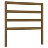vidaXL T&ecirc;te de lit Marron miel 96x4x100 cm Bois massif de pin