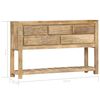vidaXL Buffet 120x30x75 cm bois de manguier massif