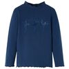 T-shirt enfants &agrave; manches longues bleu marine 104