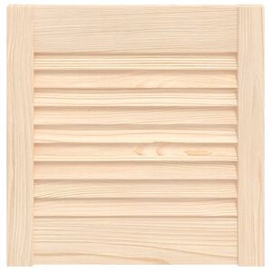 vidaXL Porte d'armoire &agrave; persiennes 39,5x39,4 cm bois de pin massif