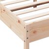 vidaXL Cadre de lit sans matelas 140x190 cm bois de pin massif