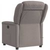 vidaXL Fauteuil de massage inclinable Taupe Tissu