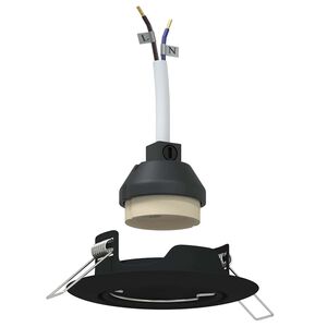 vidaXL Projecteur 6 pcs Noir 9 x 9 x 2,5 cm Métal