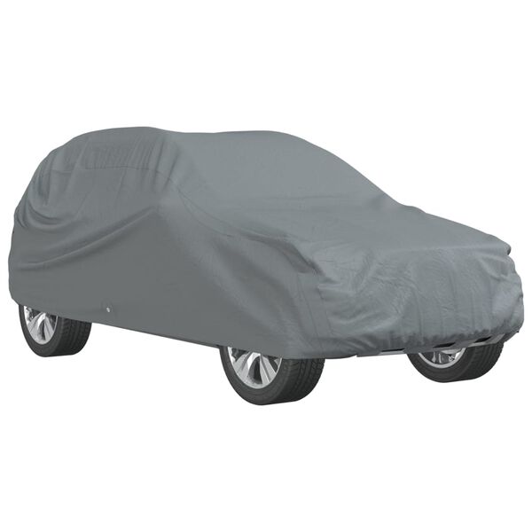 vidaXL Housse de voiture SUV compl&egrave;te gris XL tissu non tiss&eacute;