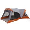 vidaXL Tente familiale Gris et orange 550 x 555 x 208 cm