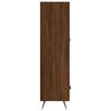 vidaXL Buffet haut ch&ecirc;ne marron 69,5x31x115 cm bois d'ing&eacute;nierie