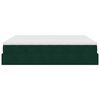 VidaXL Cadre de lit ottoman avec matelas vert fonc&eacute; 180x200 cm velours