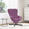 vidaXL Fauteuil &oelig;uf Pourpre 63 x 73 x 90 cm Velours