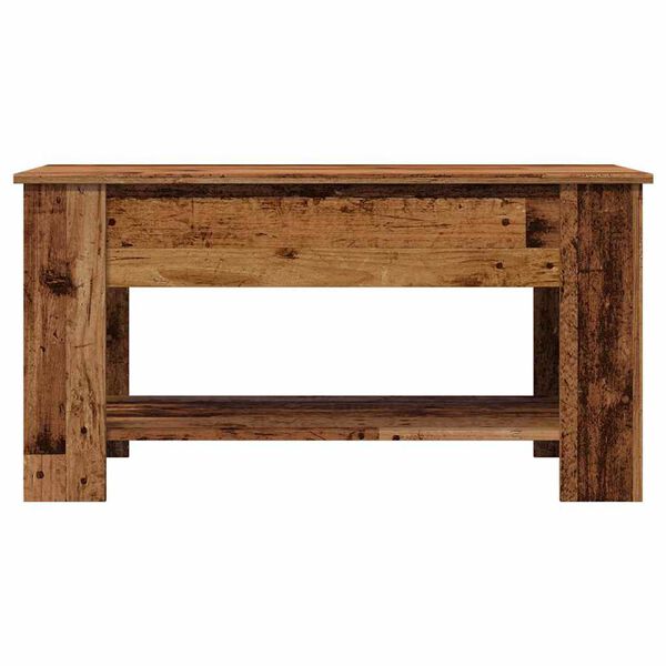 vidaXL Table basse vieux bois 101x49x52 cm bois d'ing&eacute;nierie