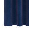 vidaXL Rideaux occultants 2 pcs Bleu foncé 140 x 245 cm Velours