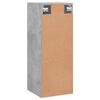 vidaXL Armoire murale gris b&eacute;ton 34,5x34x90 cm