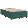 vidaXL Sommier &agrave; lattes de lit avec matelas vert fonc&eacute; 120x190 cm