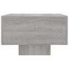 vidaXL Table basse sonoma gris 100x49,5x31 cm bois d'ing&eacute;nierie