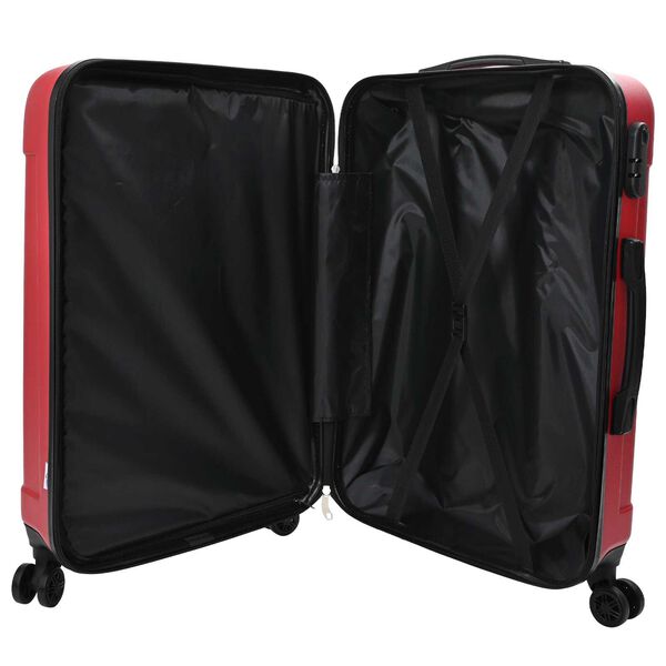vidaXL Ensemble de valises 3 pcs Rouge 50 x 31 x 78 cm