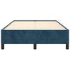 vidaXL Cadre de lit sans matelas bleu fonc&eacute; 120x190 cm velours