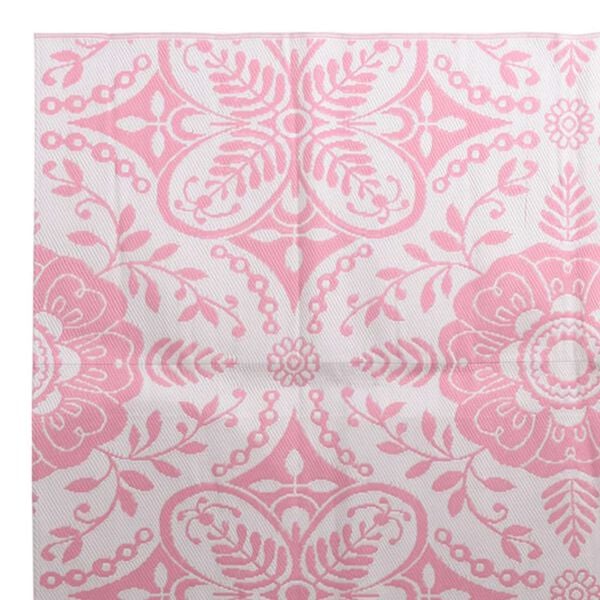 vidaXL Tapis d'ext&eacute;rieur ARAKIL rose 190x290 cm PP
