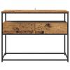 vidaXL Table console Bois Ancien 100 x 40 x 75 cm Bois d'ing&eacute;nierie
