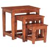 vidaXL Tables gigognes 3 pcs Bois d'acacia massif