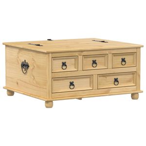 vidaXL Bo&icirc;te de rangement Corona 90x78x45 cm bois de pin massif