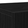 vidaXL Buffet Ch&ecirc;ne noir 90 x 34 x 80 cm Bois d'ing&eacute;nierie