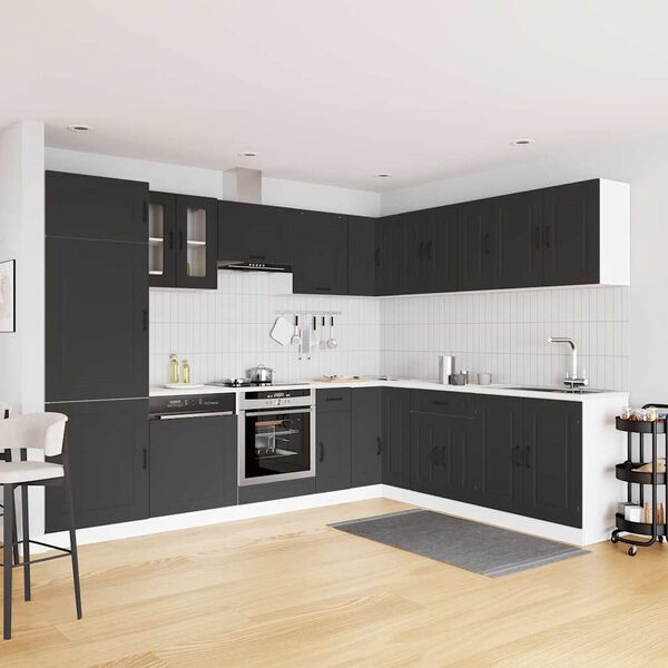 vidaXL Ensemble d'armoires de cuisine 14 pcs Kalmar bois d'ing&eacute;nierie