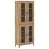 vidaXL Haut Armoire 2 pcs Ch&ecirc;ne artisanal 69,5 x 34 x 180 cm