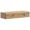 vidaXL Table d'appoint murale Ch&ecirc;ne artisanal 87,5 x 34,5 x 17 cm