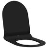 vidaXL Si&egrave;ge de toilette R&eacute;glable Noir 50 x 36,5 x 5 cm Polypropyl&egrave;ne