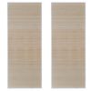 vidaXL Tapis rectangulaires Bambou naturel 2 pcs 120x180 cm