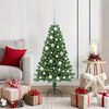 vidaXL Sapin de No&euml;l artificiel Vert 120 cm PVC, Acier et Plastique