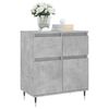 vidaXL Buffet Gris béton 60x35x70 cm Bois d'ingénierie