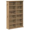 vidaXL Meuble CD Ch&ecirc;ne artisanal 60 x 17 x 92 cm Bois d'ing&eacute;nierie