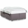 vidaXL Cadre de lit sans matelas gris 120x200 cm similicuir