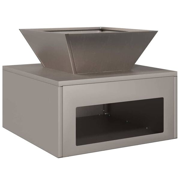 vidaXL Braise Rouill&eacute; 50 x 50 x 40 cm Acier patin&eacute;