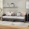 vidaXL Lit coulissant sans matelas gris 2x(90x190) cm