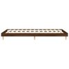 vidaXL Cadre de lit sans matelas ch&ecirc;ne marron 90x200cm bois ing&eacute;nierie