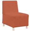 vidaXL Unit&eacute; de Sofa Modulaire Sans Accoudoirs 2 pcs Orange