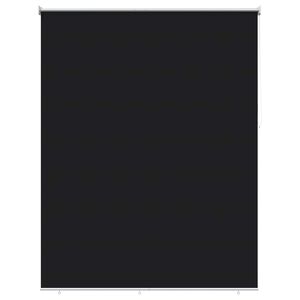 vidaXL Store roulant ext&eacute;rieur protection UV Noir 185 x 230 cm (L x H)