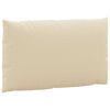 vidaXL Coussins de palette lot de 3 beige tissu oxford