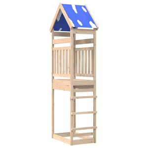 vidaXL Tour de jeu Marron 52,5 x 85 x 265 cm Pin massif