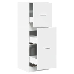 vidaXL Armoire d'apothicaire blanc 40x41x118 cm bois d'ing&eacute;nierie